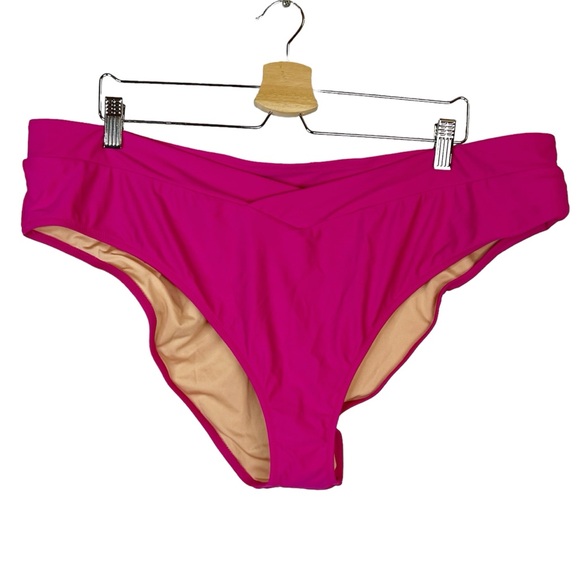 NWT J. Crew Plus Cross Front Cheeky Bikini Bottom - Picture 1 of 7